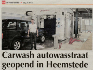 Carwash Heemstede in De Heemsteder