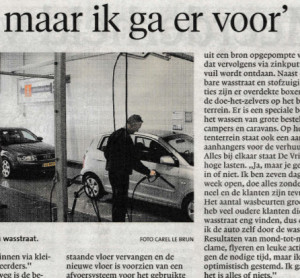 Carwash Heemstede "Ik ga er voor"